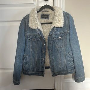 Sherpa Lined Denim Jacket